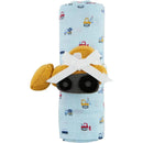 Mud Pie - Baby Boy Construction Swaddle & Rattle Set Image 1