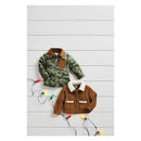 Mud Pie - Baby Brown Cord Sherpa Jacket Image 2
