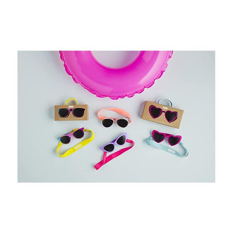 Mud Pie Baby Cat Eye Girl Sunglasses with Strap Image 3