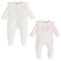 Mud Pie - Baby Girl Bow Print Sleeper Image 1