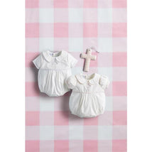 Mud Pie - Baby Girl Cross Poplin Bubble Image 2