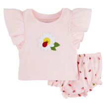 Mud Pie - Baby Girl Daisy Pinafore Set Image 1