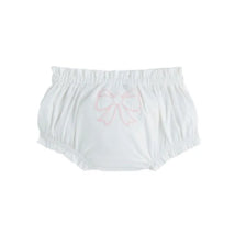 Mud Pie - Baby Girl Ivory Boucle Bow Diaper Cover  Image 1