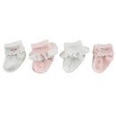 Mud Pie - Baby Girl Pink Baby Sock Set 0/6M Image 1