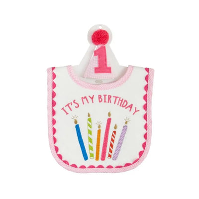 Mud Pie - Baby Girl Pink Cake Smash Set Image 1