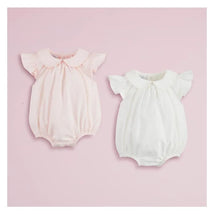 Mud Pie - Baby Girl Pink Collared Poplin Bubble Image 2
