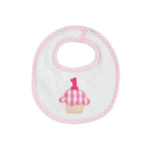 Mud Pie - Baby Girl Pink Musical Birthday Bib Image 1