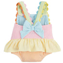 Mud Pie - Baby Girl Seersucker Ric-Rac Swimsuit Image 3