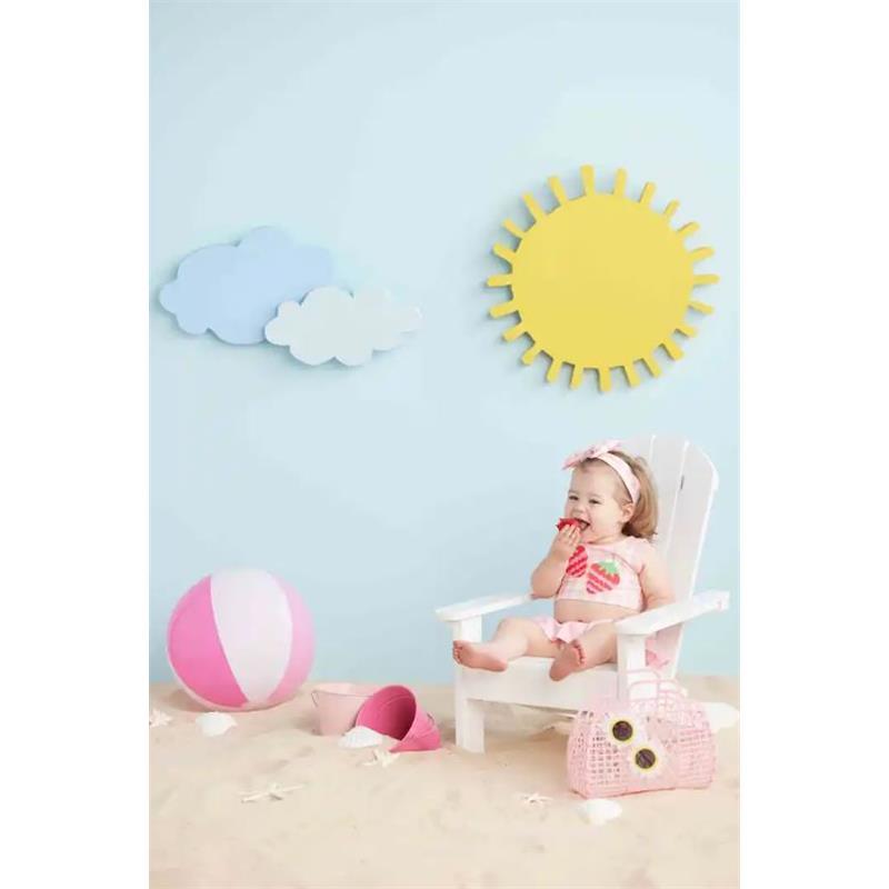Mud Pie - Baby Girl Strawberry Swimsuit & Headband Set Image 2
