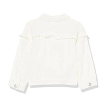 Mud Pie - Baby Girl White Denim Jacket Image 2