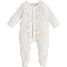 Mud Pie - Baby Girls Children's Rosette Polka Dot Sleeper Image 1