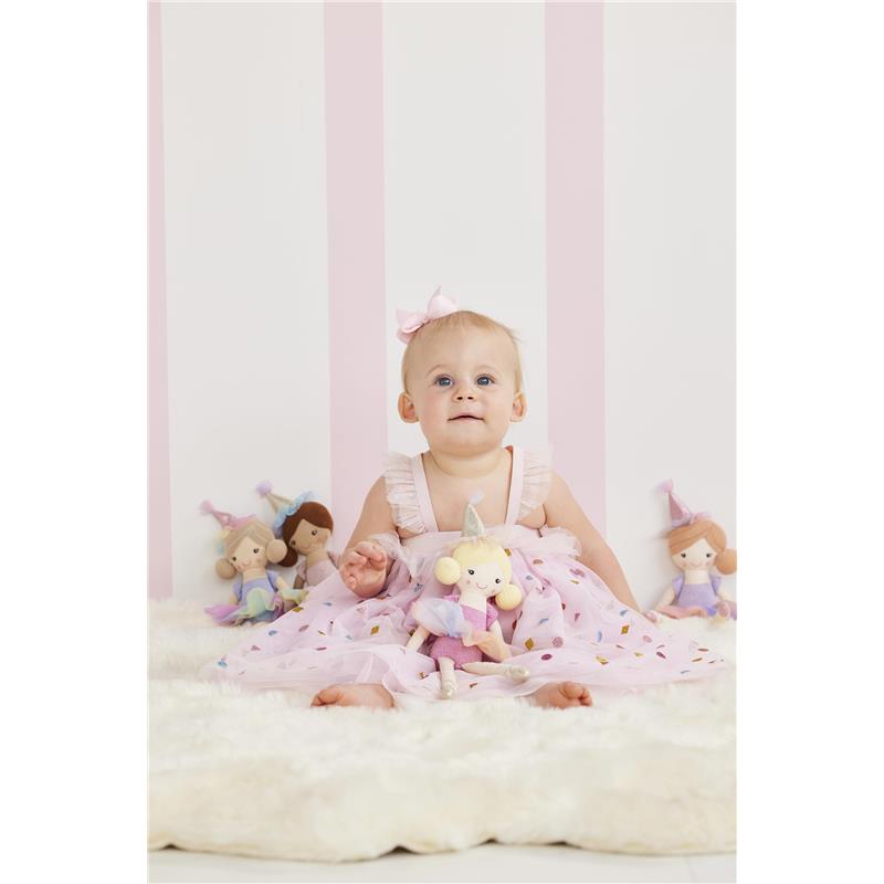 Mud Pie - Baby Girls Children's Sparkle Mesh Birthday Dress Pink Image 2