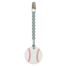 Mud Pie - Baseball Clip-On Teether Image 1