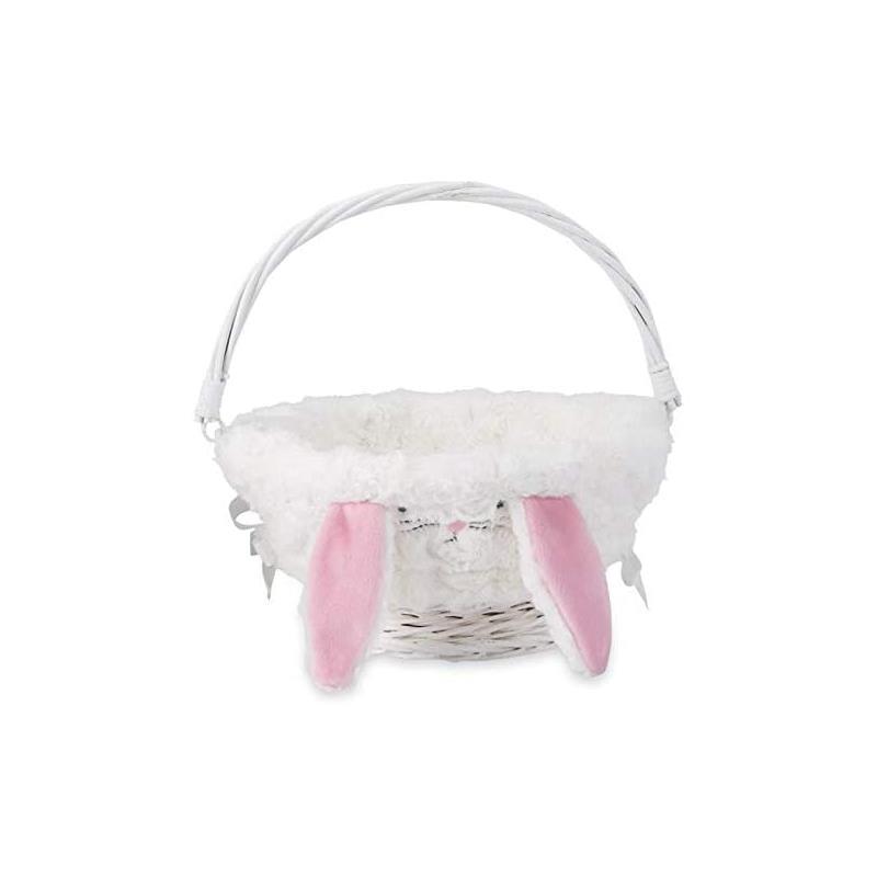 Mud Pie - Basket Cotton Chenille, Rabbit Ears Image 1
