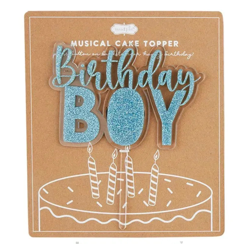 Mud Pie - Birthday Boy Cake Toppers Image 1