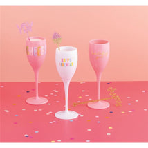Mud Pie Birthday Girl Acrylic Flute Set Image 2