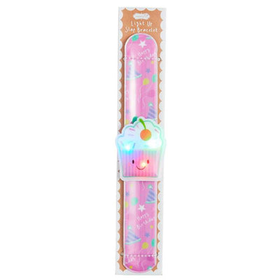 Mud Pie - Birthday Light-Up Slap Bracelets, Cupcake Image 1