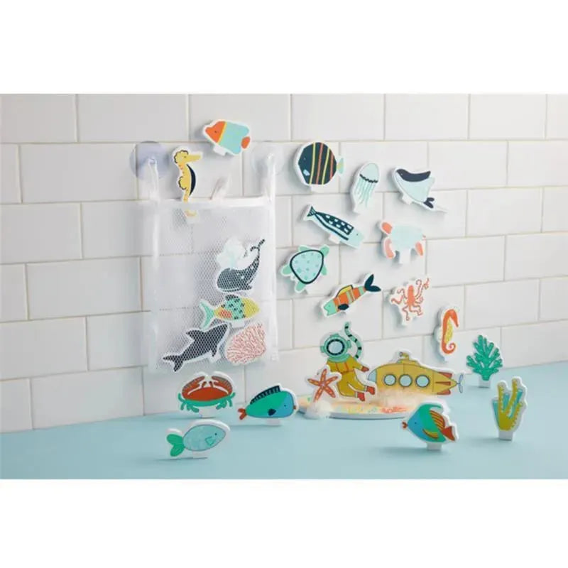 Mud Pie - Blue Ocean Bath Stickable Set Image 2