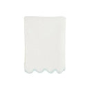 Mud Pie - Blue Scallop Chenille Blanket Image 1