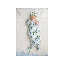 Mud Pie - Blue Scallop Chenille Blanket Image 2