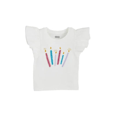 Mud Pie - Candles Girl Birthday Tees Image 1