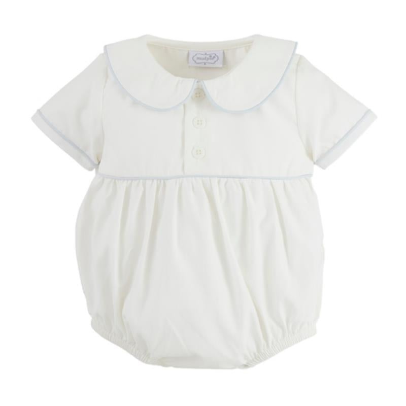 Mud Pie - Collared Poplin Baby Bubble Image 1