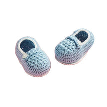 Mud Pie - Crochet Baby Booties, Blue Image 1