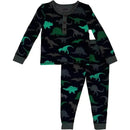Mud Pie - Dino Glow Pajama Set Image 2