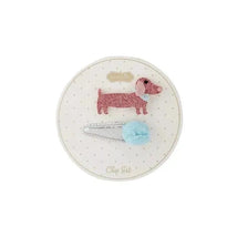Mud Pie - Everyday Hair Clip Set, Dog Image 1