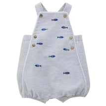 Mud Pie - Fish Schiffli Bubble Romper Image 1