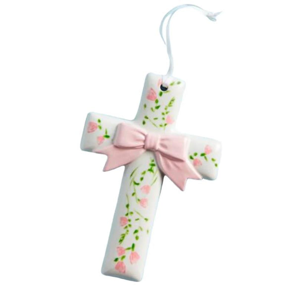 Mud Pie Flowers Ceramic Crosses | MacroBaby