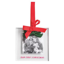 Mud Pie Green Bow Frame Ornament