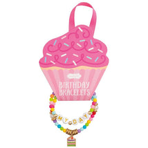 Mud Pie Kids' Pink Cupcake Birthday Bracelet Set Image 1