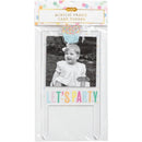Mud Pie Lets Party Frame Cake Topper Image 3