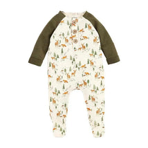 Mud Pie - Little Deer Ditsy Sleeper, 3/6 Months Image 1