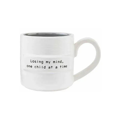 Mud Pie Losing Mind Mom Sentiment Mug Image 1