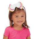 Mud Pie Mini Pom-Pom Layered Bow Headband Image 2