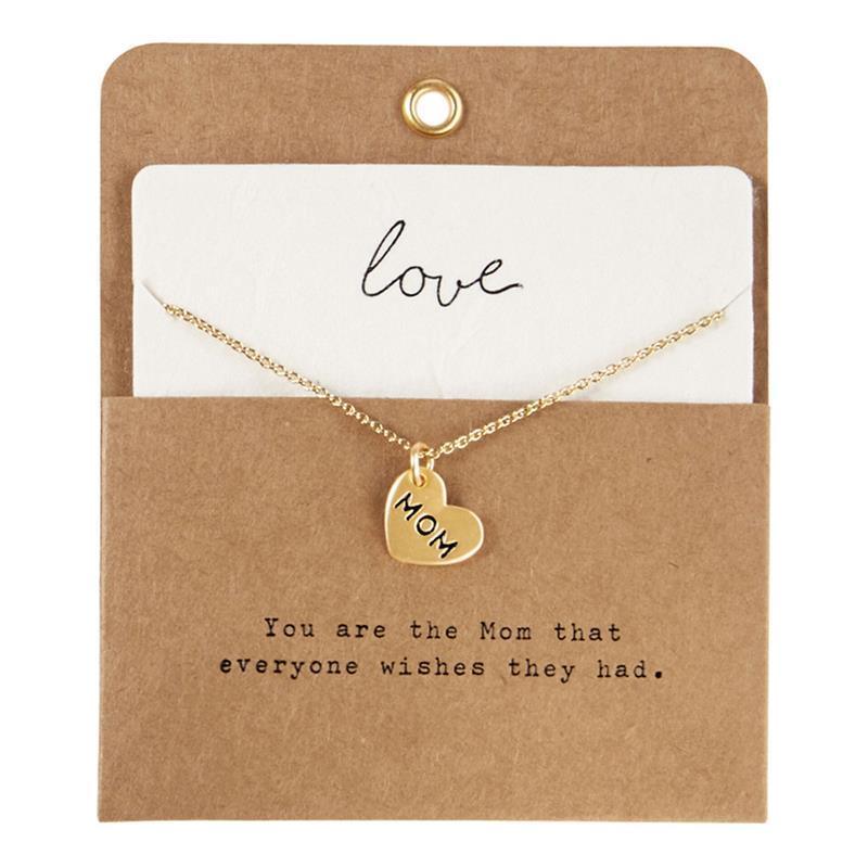 Mud Pie Necklace Mother Heart Gift Charm Image 1