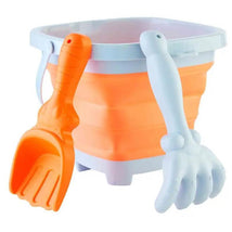 Mud Pie - Orange Collapsible Bucket Set Image 1