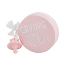 Mud Pie Pacy Holder Set - Pink Crying Is My Cardio Image 1