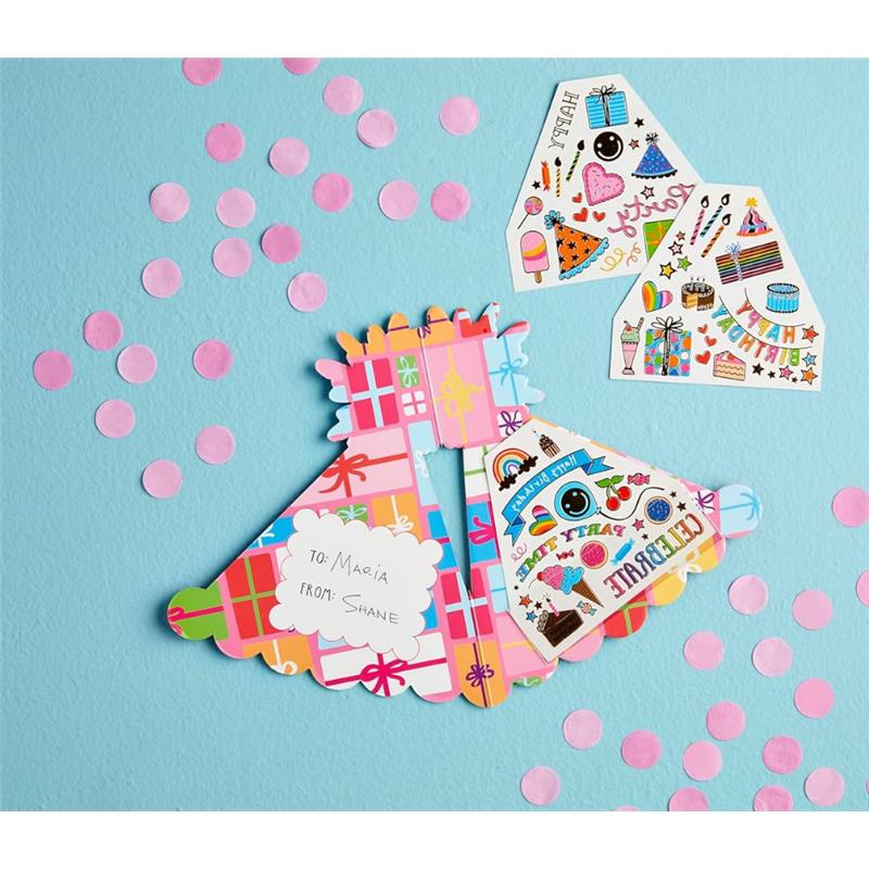 Mud Pie Pink Birthday Tattoo Book Image 2