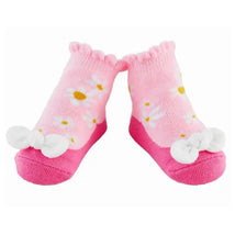Mud Pie - Pink Daisy Baby Socks Image 1