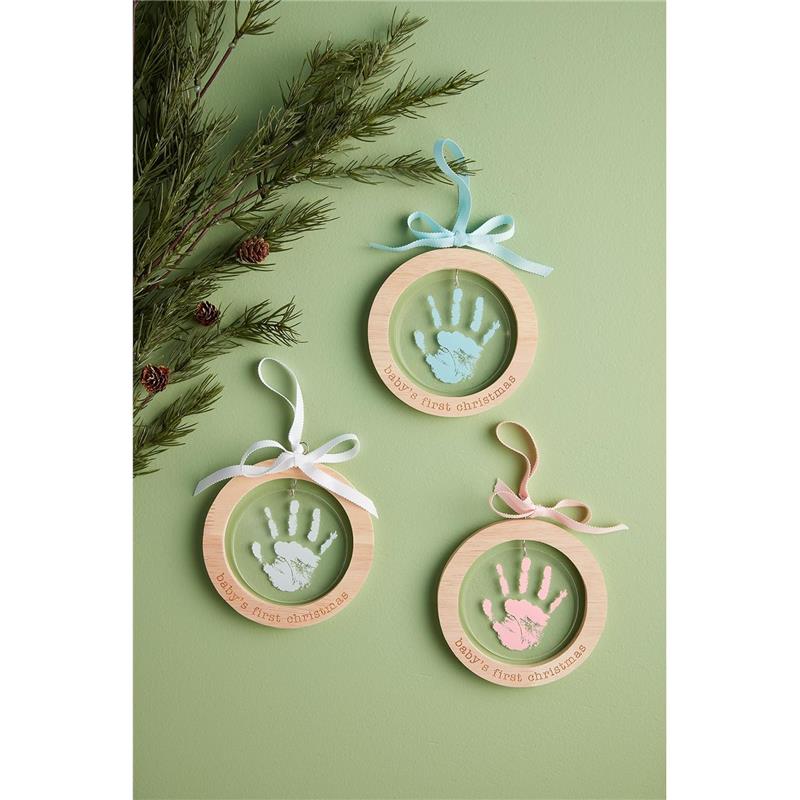 Mud Pie Pink Handprint Ornament | MacroBaby