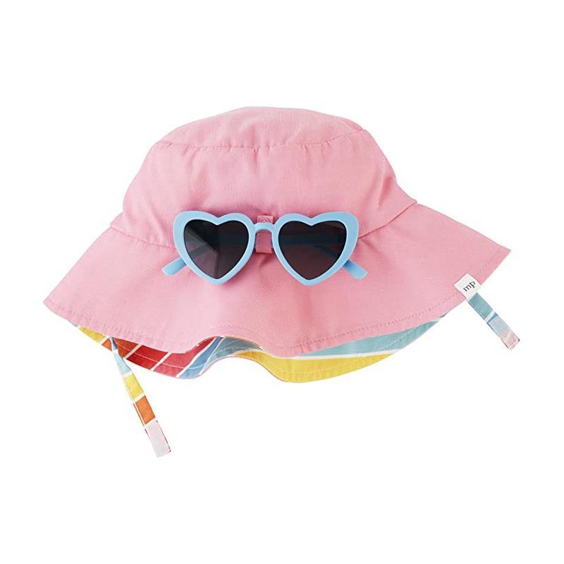 Mud Pie Pink Hat & Sunglasses Set Image 1