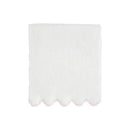 Mud Pie - Pink Scallop Chenille Blanket Image 1