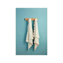 Mud Pie - Pink Scallop Chenille Blanket Image 2