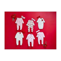 Mud Pie - Pink Velour Sleeper & Headband Set Image 2