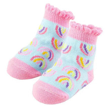 Mud Pie - Rainbow Baby Girl Socks, 0/12M Image 1