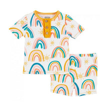 Mud Pie - Rainbow Toddler Pajama Set Image 1