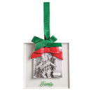 Mud Pie Red Bow Frame Ornament